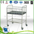 BDB05 Movable Stainless Steel Medical Hospital Baby Beds